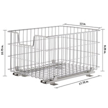 TRINITY Wire Basket w/Slide, 2-pack