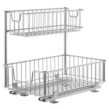 TRINITY Wire Undersink Organizer with Slide, 2-pack