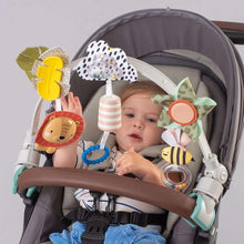 Taf Toys Savannah Adventures Arch with Fascinating Toys, Stimulates Baby’s Senses & Motor Skills Development | Newborn Toys & Baby Toys 3-6 Months | Use on Strollers, Bassinets, Crib & Car Seats