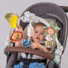 Taf Toys Savannah Adventures Arch with Fascinating Toys, Stimulates Baby’s Senses & Motor Skills Development | Newborn Toys & Baby Toys 3-6 Months | Use on Strollers, Bassinets, Crib & Car Seats