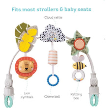 Taf Toys Savannah Adventures Arch with Fascinating Toys, Stimulates Baby’s Senses & Motor Skills Development | Newborn Toys & Baby Toys 3-6 Months | Use on Strollers, Bassinets, Crib & Car Seats
