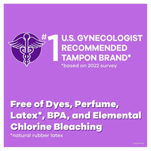 Tampax Radiant Tampons Trio Pack, Unscented, 77 ct.