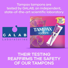 Tampax Radiant Tampons Trio Pack, Unscented, 77 ct.