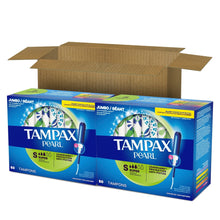 Tampax Pearl Tampons with LeakGuard Braid, Super Absorbency, 100 Count