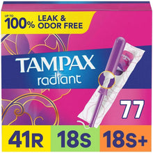 TampaxRadiantTamponsTrioPack-Unscented-77ct-8-_1 - Brands For Less USA
