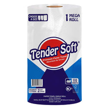 Tender Soft Paper Towels, 2-ply, 110 Sheets, 12 Rolls