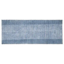 Textured Stripe Microfiber Bath Rug