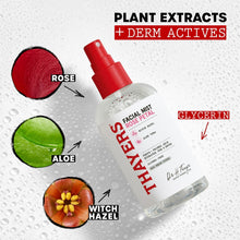 (3 PACK ) Thayers Rose Petal Witch Hazel Travel Size Face Mist, For Dry Skin, 3 oz