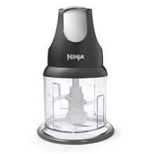 Ninja Express Chop 2-Cup Food Chopper, One-Touch Pulsing, Splash Guard & Storage Lid, NJ100, Gray