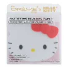 TheCremeShopHelloKittyMattifyingBlottingPaperandReusableMirrorCompact_2RefillsSet - USA Mega Market