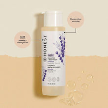 The Honest Company Baby Shampoo and Body Wash in Calm Lavender, 18 fl oz
