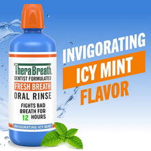 TheraBreath Icy Mint Mouthwash, 1L, 2 pk.
