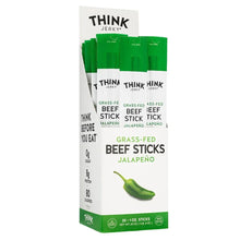 ThinkJerkyGrass-FedBeefSticks_Jalapeno_1oz_20-count - USA Mega Market