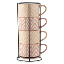 Thyme-Table-4-Pack-Stacking-Mugs-Pink-and-White-Lines-11-1-fl-oz-Stoneware_2c43bc03-9601-4ab2-984e-f06648796a76.ba7928583edddc1b004582c685dece36 - USA Mega Market