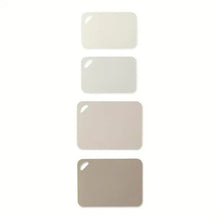 Thyme & Table 4-Piece Poly Cutting Mats SM 7.5"x11.4", MD 9.8"x13.4" - Cream