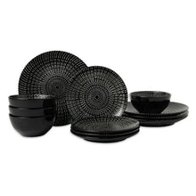 Thyme & Table Maddox 12-Piece Stoneware Dinnerware Set