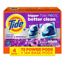 TidePowerPODSwithFebrezeLaundryDetergentPacs_Spring_Renewal_72ct.9 - USA Mega Market