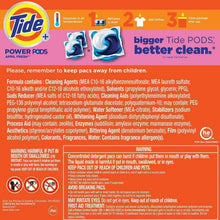 Tide Power PODs Downy Soft Boosters Laundry Detergent Pacs, April Fresh, 72 ct.