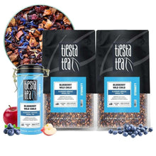 TiestaTeaBlueberryWildChildHerbalLooseLeafTeaBundle-Two1lb-Bags-5-5ozTin-_1 - USA Mega Market