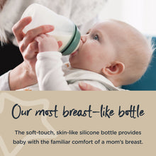 Tommee Tippee Closer to Nature Soft Feel Silicone Baby Bottle, Slow Flow Breast-like Nipple with Anti-Colic Valve, Stain and Odor Resistant, 5oz, 2 Count