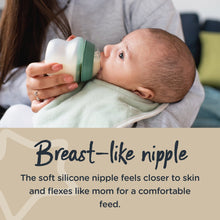 Tommee Tippee Closer to Nature Soft Feel Silicone Baby Bottle, Slow Flow Breast-like Nipple with Anti-Colic Valve, Stain and Odor Resistant, 5oz, 2 Count
