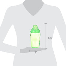 Tommee Tippee Natural Start Anti-Colic Baby Bottles, 11oz, 6 Months plus, Thicker Feed Breast-like Nipple for a Natural Latch, Fiesta, Pack of 2