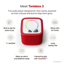 Tonies Disney Toniebox 2 Bundle with 6 Tonies Sunset Red - USA MEGA SHOP