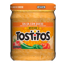 Tostitos Salsa Medium Salsa Con Queso Spread, 15 oz Jar