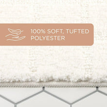 Town & Country Everyday Ultra Plush Solid Tufted Windowpane Bath Mat 20"x32"