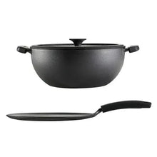 Tramontina 3-piece Cast Iron 7-quart Deep Kadai & Flat Tawa Cookware Set