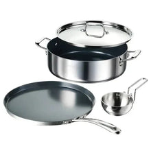 Tramontina 6.5 Qt Covered Casserole, 12-inch Dosa Tawa & Tadka Set
