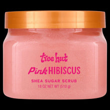 Tree Hut Body Scrub, Shea Sugar Hydrating Exfoliator for Softer, Smoother Skin, Pink Hibiscus, 18 oz (PACK 3)