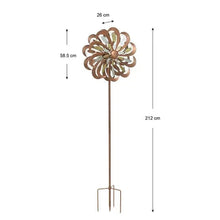 Tri-metallic Wind Spinner