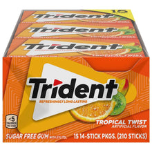 TridentTropicalTwistSugarFreeGum_14pcs._15pk. - USA Mega Market