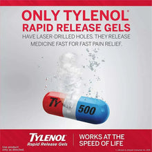 Tylenol Rapid Release Gels, Acetaminophen 500 mg, 290 Count
