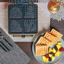 UncannyBrandsDisneyBeautyandtheBeastWaffleMaker4-_5 - USA Mega Market