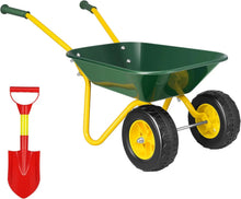 VIVOHOMEKidsWheelbarrowChildrenGardencartwithToddlerGardeningToolSetChildWheelBarrelOutdoorIndoorToysGiftGreen - USA Mega Market