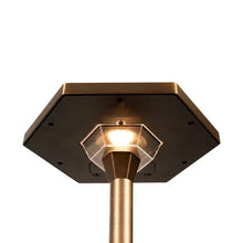 VOLTPremiumSolidBrassOutdoorSolarPathLights_2-pack2 - USA Mega Market