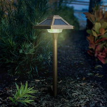 VOLTPremiumSolidBrassOutdoorSolarPathLights_2-pack4 - USA Mega Market