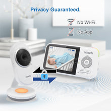 VTech 2.8 inch Digital Video Baby Monitor with Night Light, VM3254