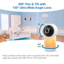 VTech 7" High Definition Remote Access 1080p Pan & Tilt Baby Video Monitor, RM7866HD, White