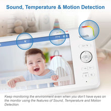 VTech 7" High Definition Remote Access 1080p Pan & Tilt Baby Video Monitor, RM7866HD, White