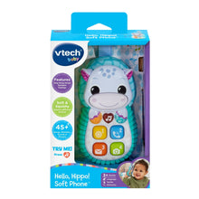 VTech Baby Hello, Hippo! Soft Phone Plastic, Plush Baby and Toddler Toys