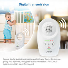 VTech DM1111, Enhanced Range Digital Audio Baby Monitor, 1 Parent Unit, White