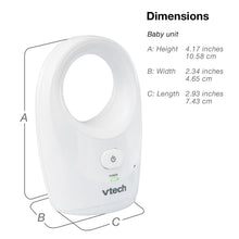 VTech DM1111, Enhanced Range Digital Audio Baby Monitor, 1 Parent Unit, White