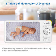 VTech RM5887HD Smart WiFi Baby Monitor with HD Display, Remote Pan & Tilt and Mobile App