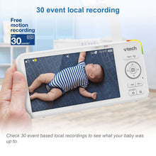 VTech RM5887HD Smart WiFi Baby Monitor with HD Display, Remote Pan & Tilt and Mobile App