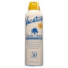 Vacation Classic Spray SPF 50, 6 oz, 2-pack and Air Freshener Bundle
