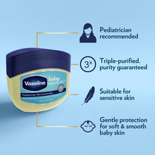 Vaseline Baby Healing Petroleum Jelly Unscented for Diaper Rash & Sensitive Skin, 13 oz
