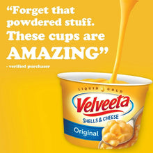 Velveeta Shells and Cheese Original Microwavable Sauce Cups, 2.39 oz., 12 ct.